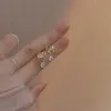 Summer Flower 925 Silver Needle Stud Earrings for Women 2022 New Style Earrings, elegant and high-end, Niche design sense, Ding Die -882 Application Scenario